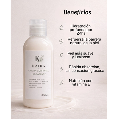 Kaira ™: Hidratación profunda para una piel suave y luminosa.