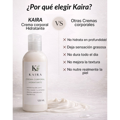 Kaira ™: Hidratación profunda para una piel suave y luminosa.