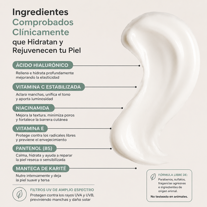 Crema Reafirmante Corporal Con Acido Hialuronico|Kaira™