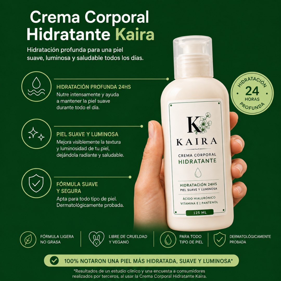 Crema Reafirmante Corporal Con Acido Hialuronico | Kaira™