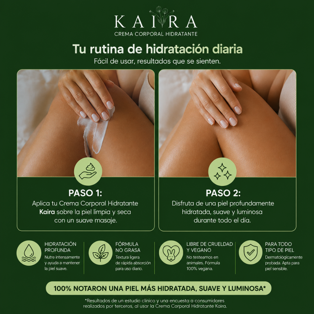 Crema Reafirmante Corporal Con Acido Hialuronico | Kaira™